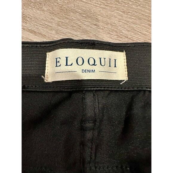 Eloquii Black Denim Pant NWT Size 26 - Picture 2 of 9